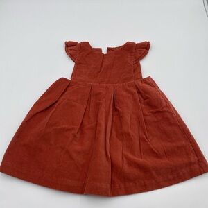 Jacadi Paris Organic Cotton Corduroy Jumper Dress